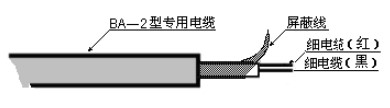 潤滑油超聲波液位計電纜線說明圖